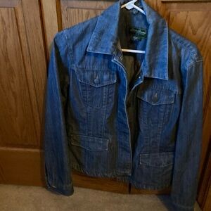 Eddie Bauer women’s jean jacket size large
